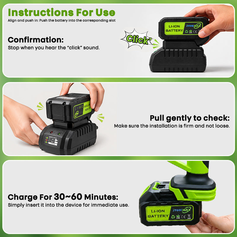 Universal Rechargeable Lithium Battery