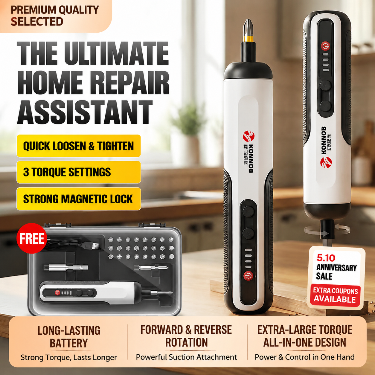 Phillips, Flat or Hex? A Cordless Electric Screwdriver Bit-Fit Guide for Small Home Jobs