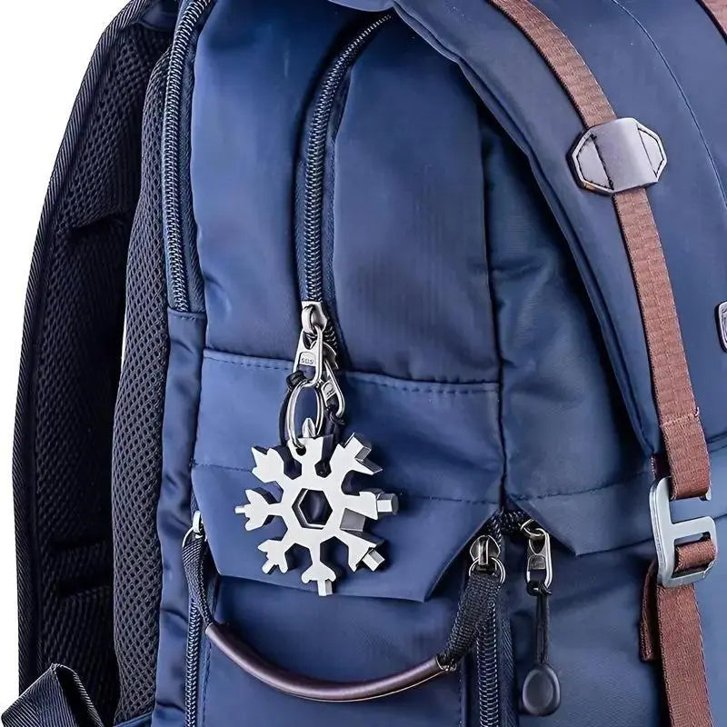 Viral 18-in-1 Snowflake Multi-tool Stainless Steel Portable Wrench | All-in-One…