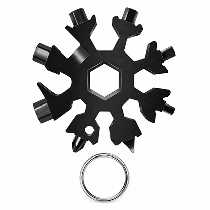 Viral 18-in-1 Snowflake Multi-tool Stainless Steel Portable Wrench