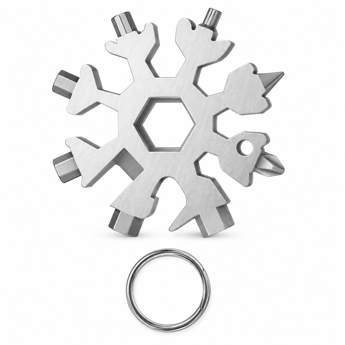 Viral 18-in-1 Snowflake Multi-tool Stainless Steel Portable Wrench
