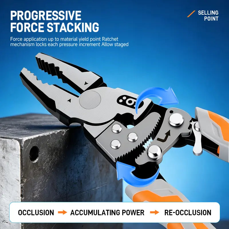 LOZLIN self-locking ratchet pliers - image 5