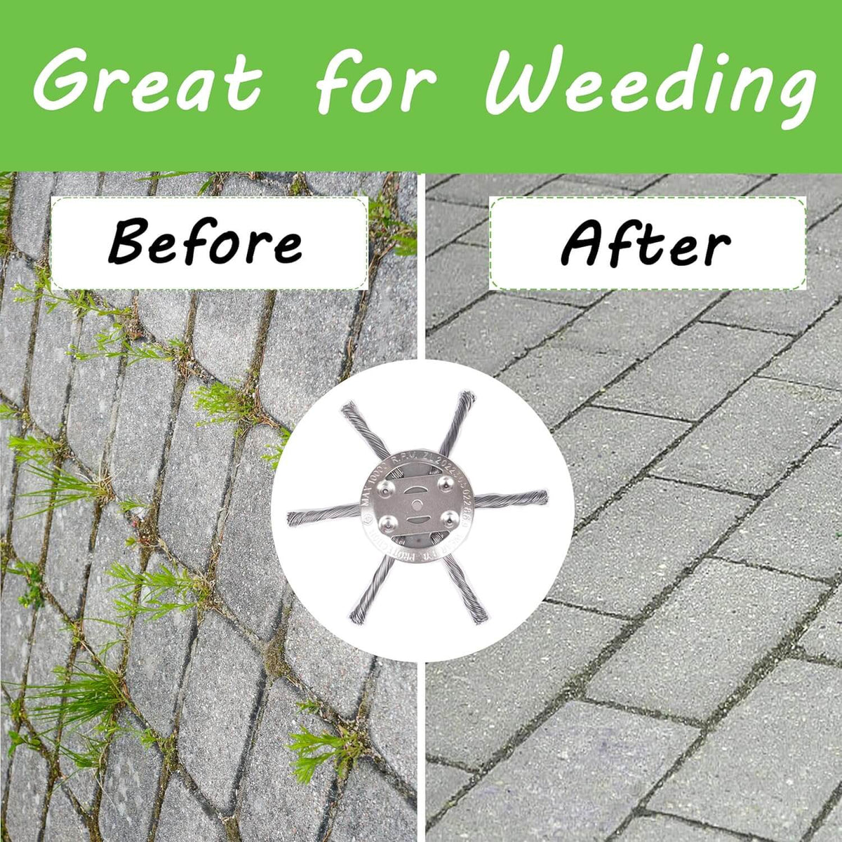 6 inch Metal Trimmer Head for 3 in 1 Grass Trimmer