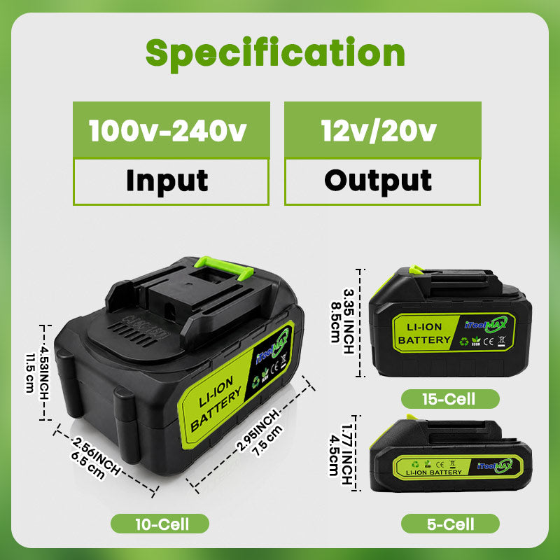Universal Rechargeable Lithium Battery